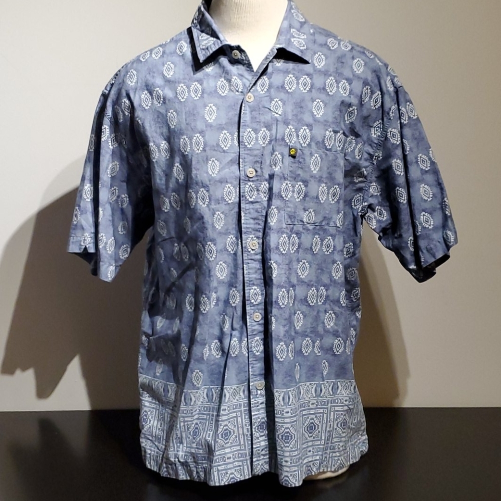 The North Face A5 Series Aztek Print Button Shirt - image 1